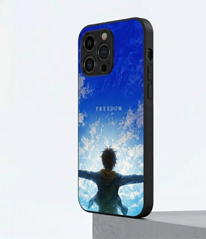 Sky-Bound Freedom Hybrid Metal Phone Case
