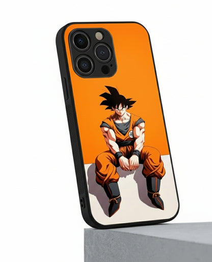 Goku: Power Reclined Hybrid Metal Phone Case