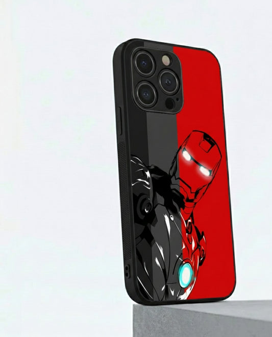 Iron Man Glow hybrid Metal Phone Case