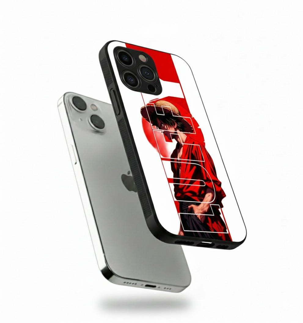 character Monkey D. Luffy Hybrid Metal Phone Case