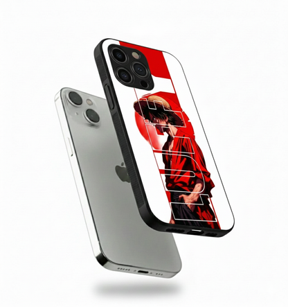 character Monkey D. Luffy Hybrid Metal Phone Case