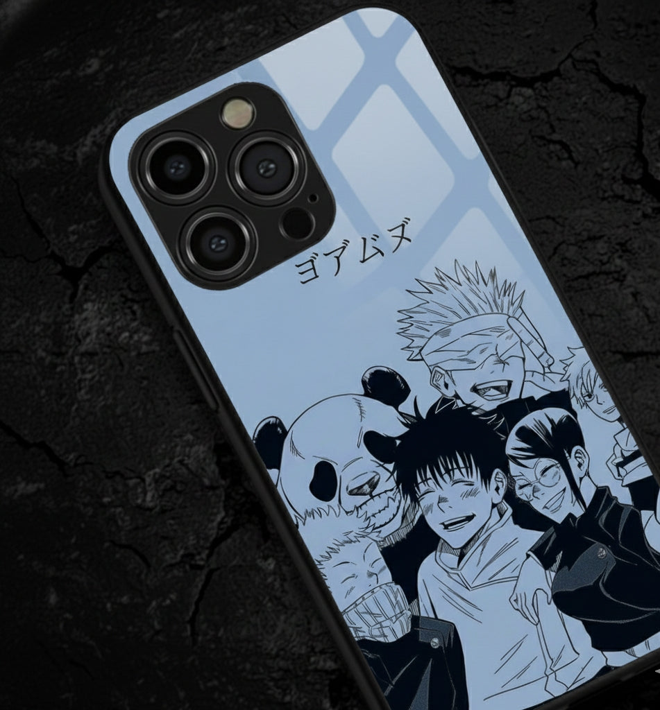 * Naruto Itachi Crow-Themed Metal Phone Cover