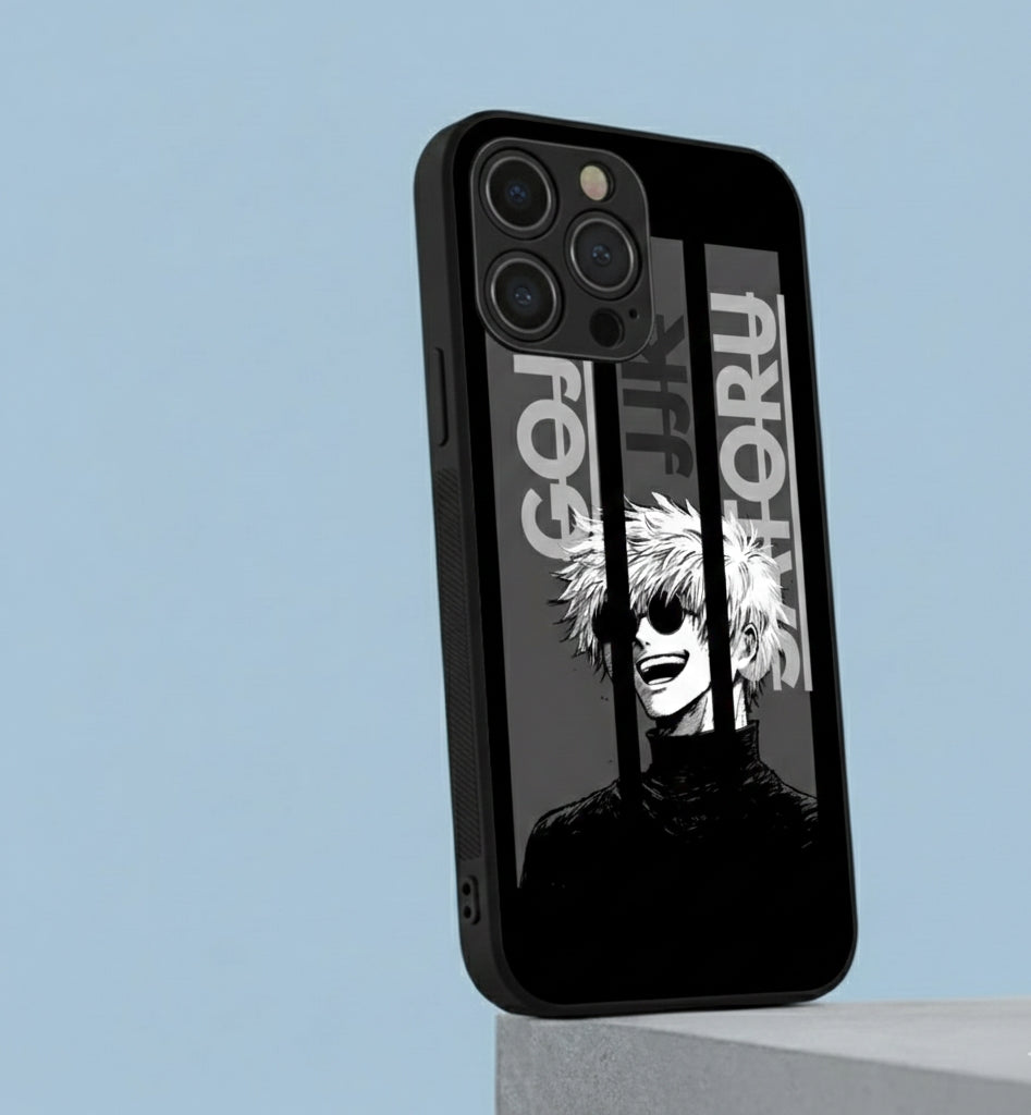 Gojo Satoru Premium Metal: Style and Security Metal Phone Case