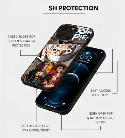 Luffy & Zoro Armor Metal Phone Case