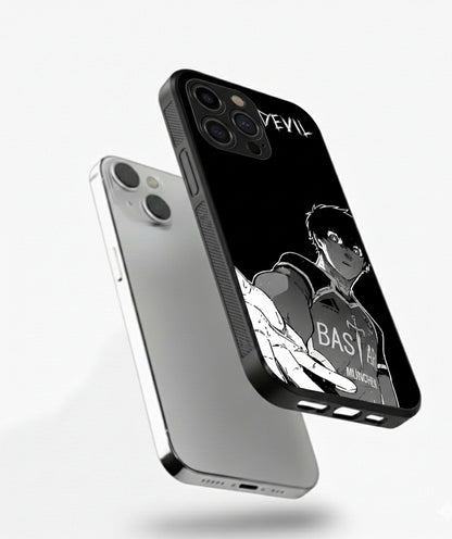 Yoichi Isagi devil character Metal Phone Case