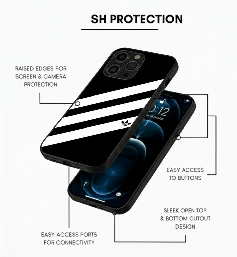 Adidas 3-Stripes hybrid Metal Phone Case