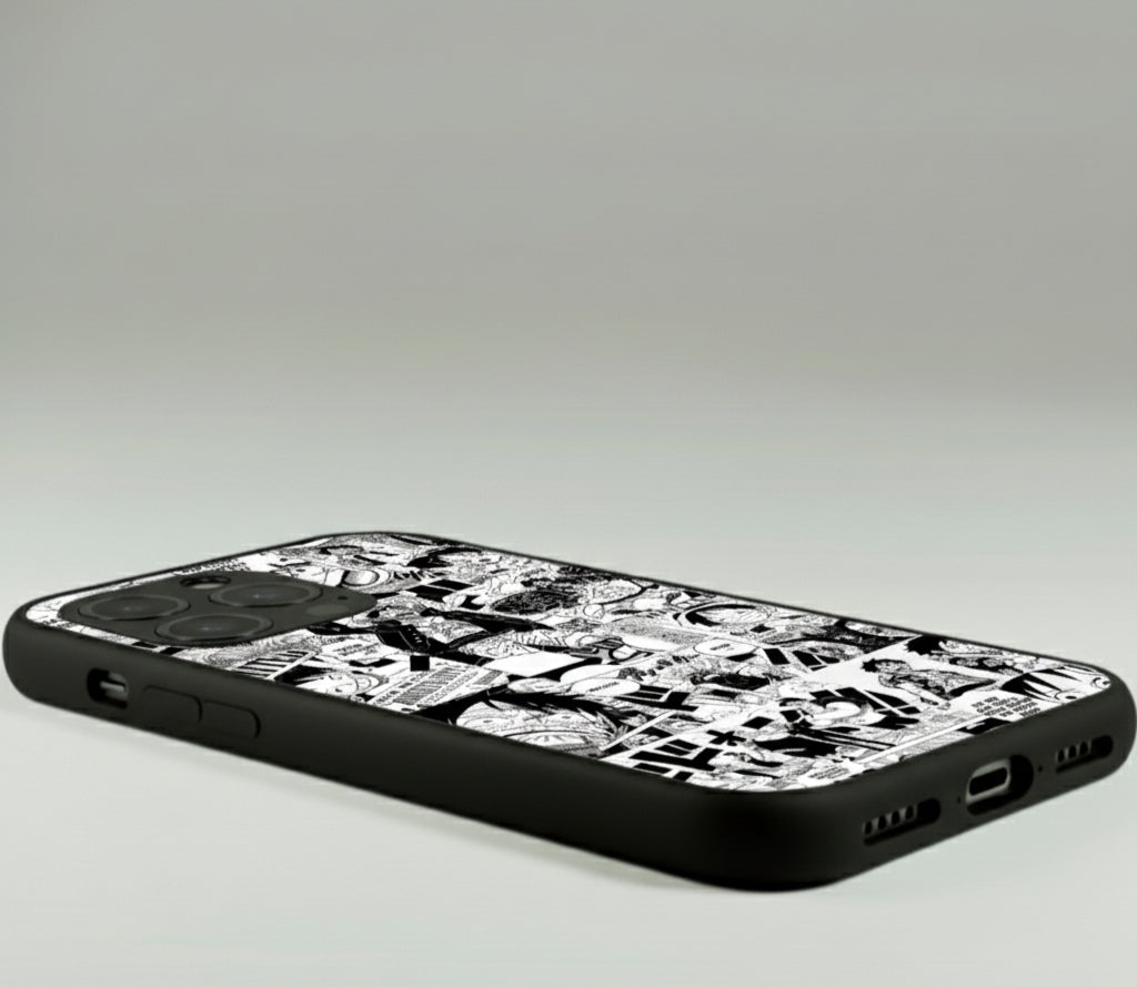 One Piece Manga Collage Metal Phone Case
