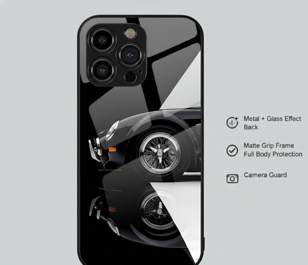 AC Cobra Car Hybrid Metal Phone Case