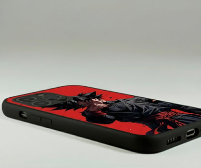 Black Rose Retribution Metal Phone Case