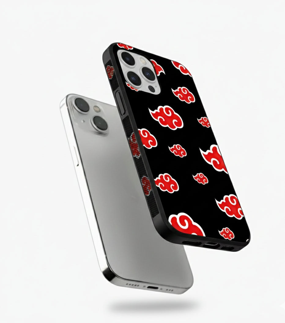 The Akatsuki Cloud Cover: Naruto Fan Edition Metal Phone Case