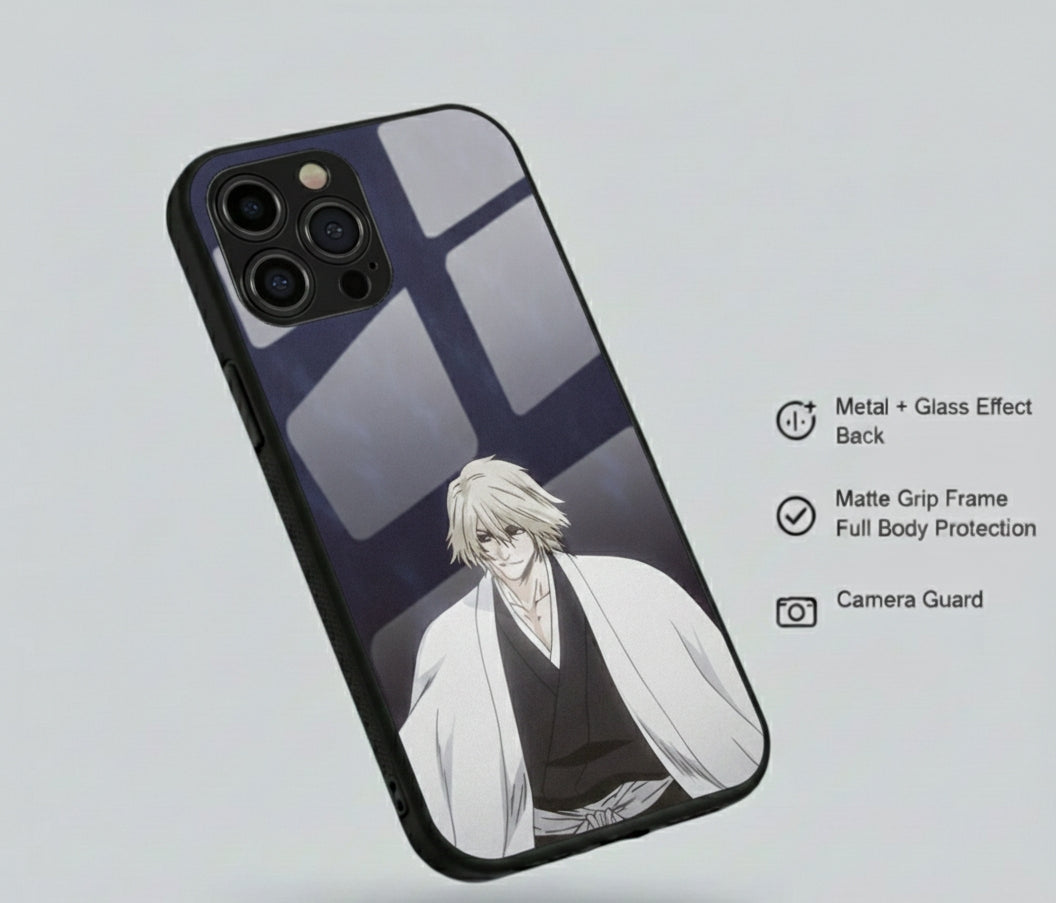 anime character Kisuke Urahara hybrid Metal Phone Case