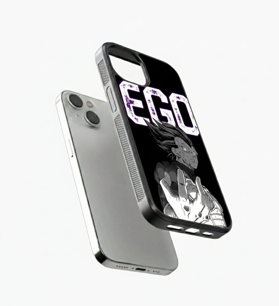 Saiyan EGO - Black Metal Phone Case
