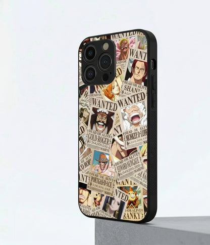 One Piece Wanted Poster Metal Phone Case