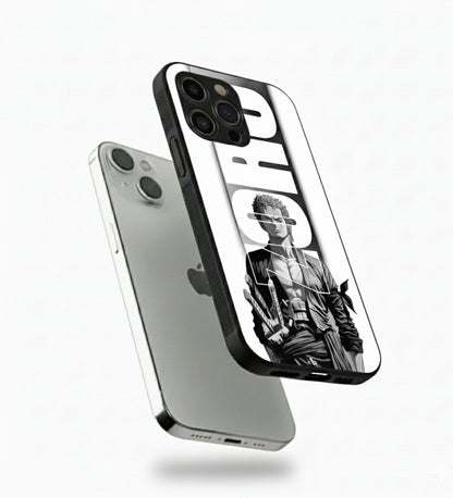 Roronoa Zoro Black & White Style Metal Phone Case