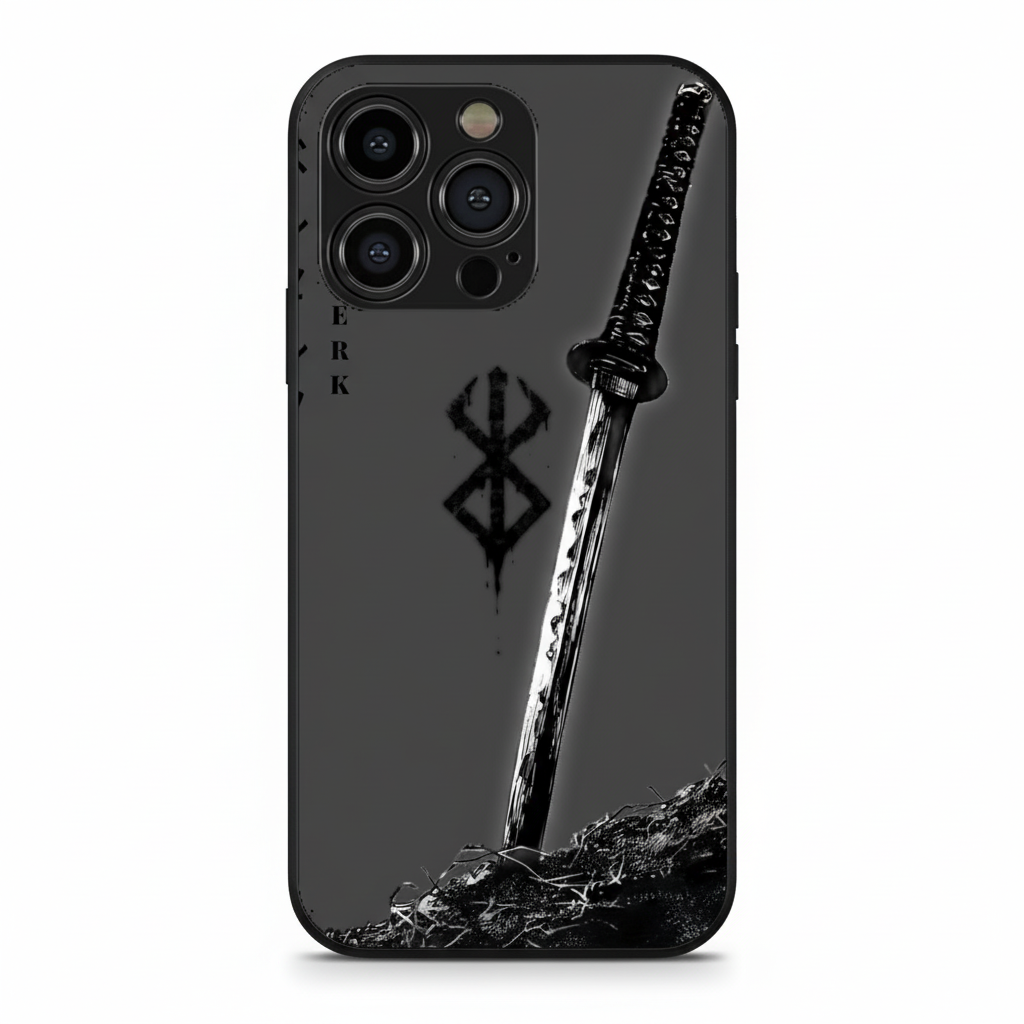 The Black Swordsman's Path Metal Phone Case