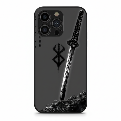 The Black Swordsman's Path Metal Phone Case