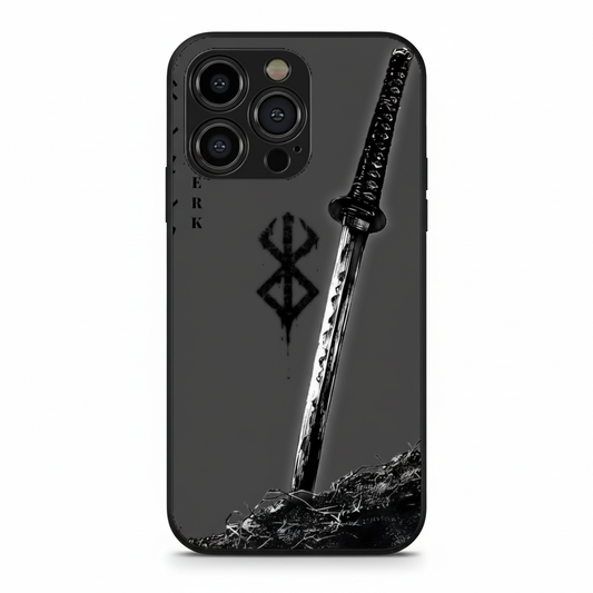 The Black Swordsman's Path Metal Phone Case