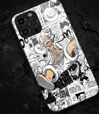 Luffy/Joy Boy Gear 5 Awakeining  Manga Glossy Metal Phone Case