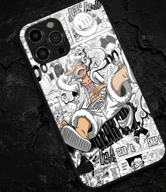Luffy/Joy Boy Gear 5 Awakeining  Manga Glossy Metal Phone Case
