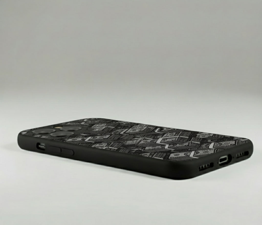 The Black Dollar Metal Phone case