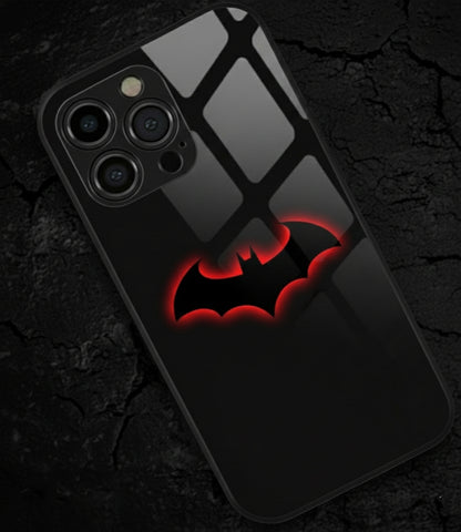 Glow-in-the-Dark Bat Metal Phone Case