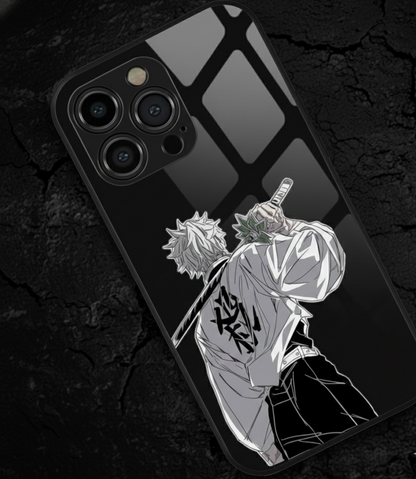 Sanami Kimetsu No Yaiba Anime Shield Metal Phone Case