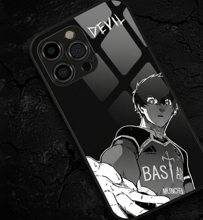 Yoichi Isagi devil character Metal Phone Case