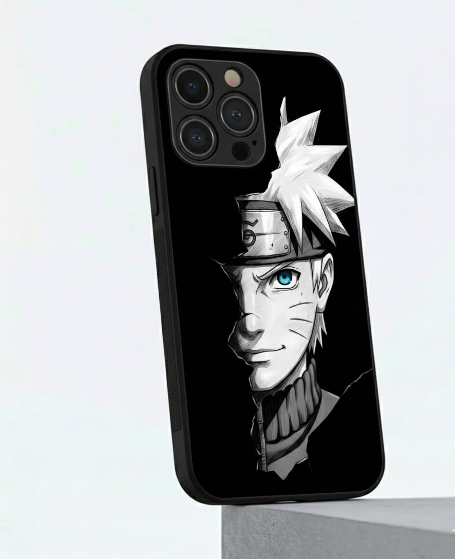 Naruto Uzumaki Asli Ninja Protection Hybrid Metal Phone Case