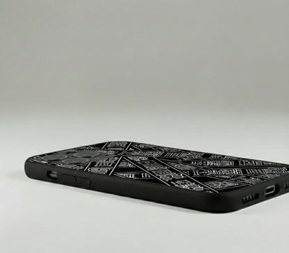 The Black Matrix Case Metal Phone Case