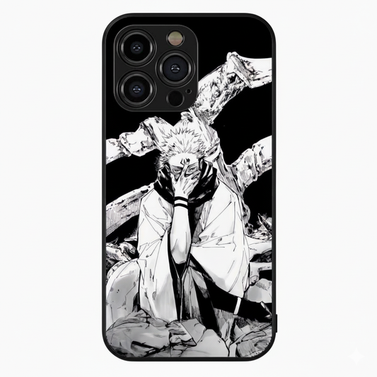 Ryomen Sukuna Hybrid Metal Phone Case