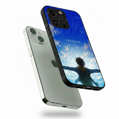 Sky-Bound Freedom Hybrid Metal Phone Case