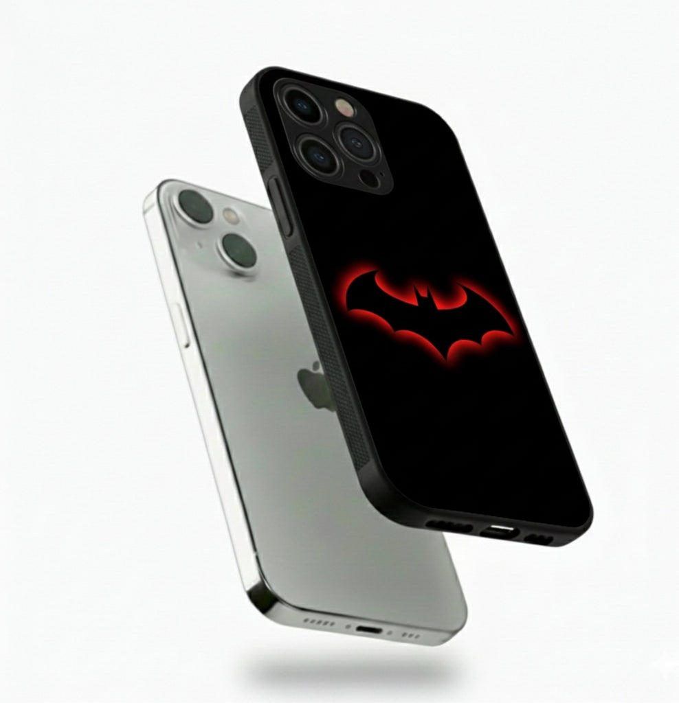 Glow-in-the-Dark Bat Metal Phone Case