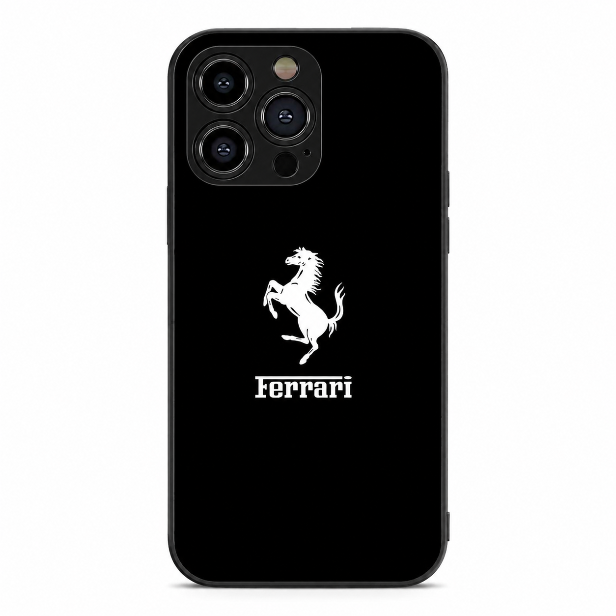 Luxury Ferrari Style Metal Phone Case – Premium Shockproof Cover