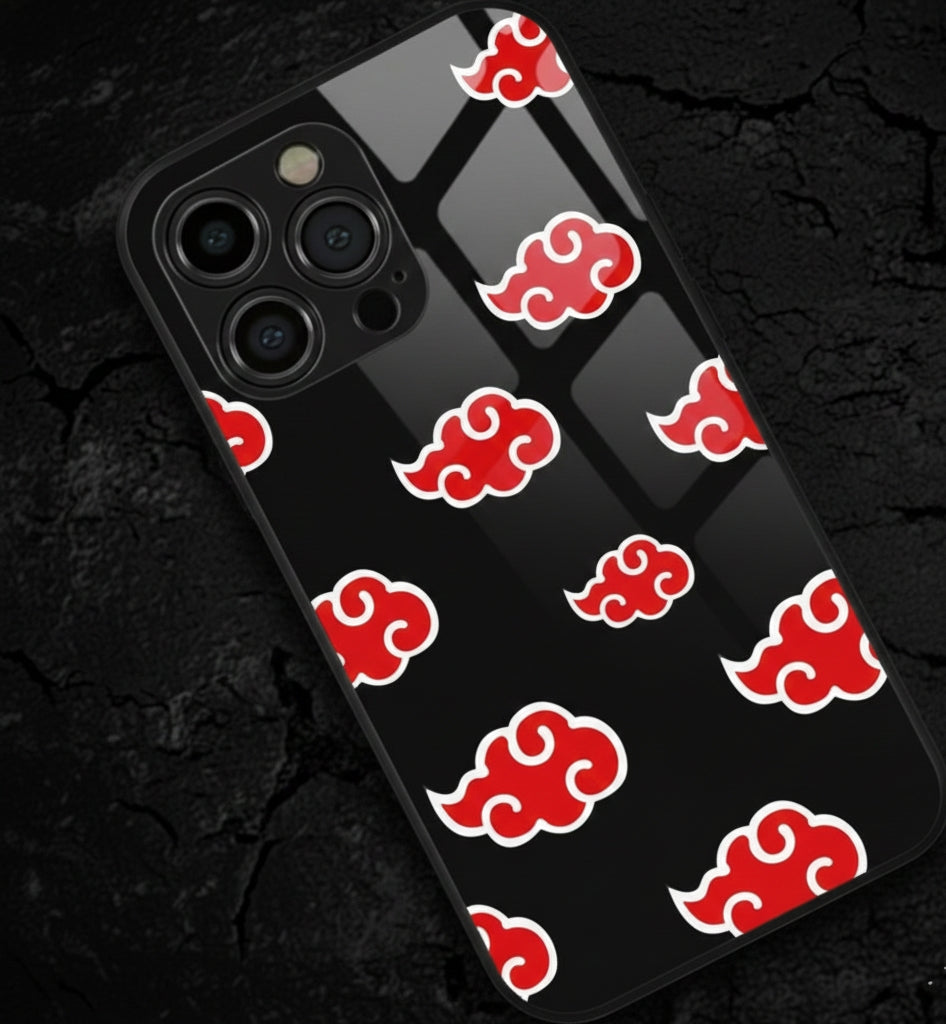 The Akatsuki Cloud Cover: Naruto Fan Edition Metal Phone Case