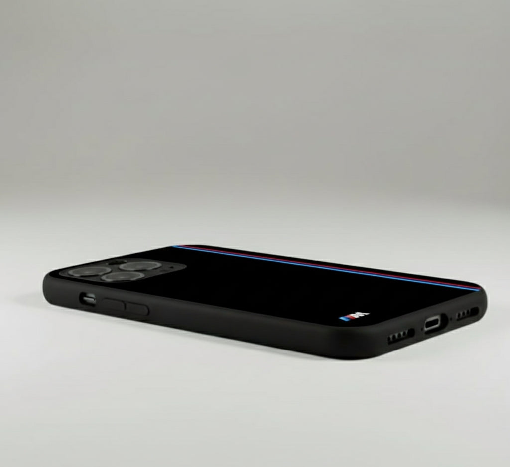 Black Steel Metal Phone Case
