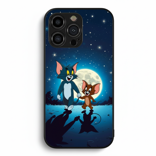 Tom and Jerry: Moonlit Friends phone case Metal