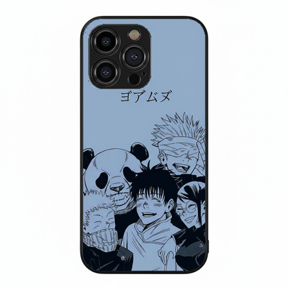 * Naruto Itachi Crow-Themed Metal Phone Cover