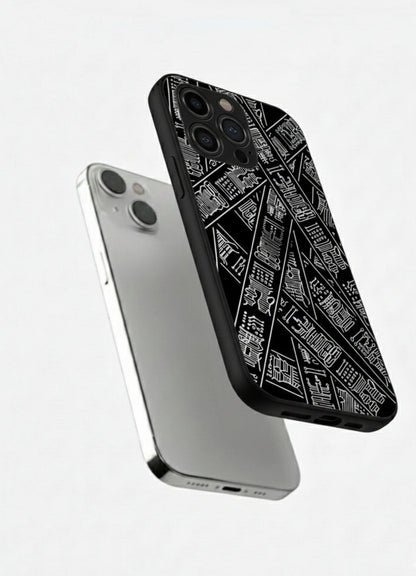 The Black Matrix Case Metal Phone Case