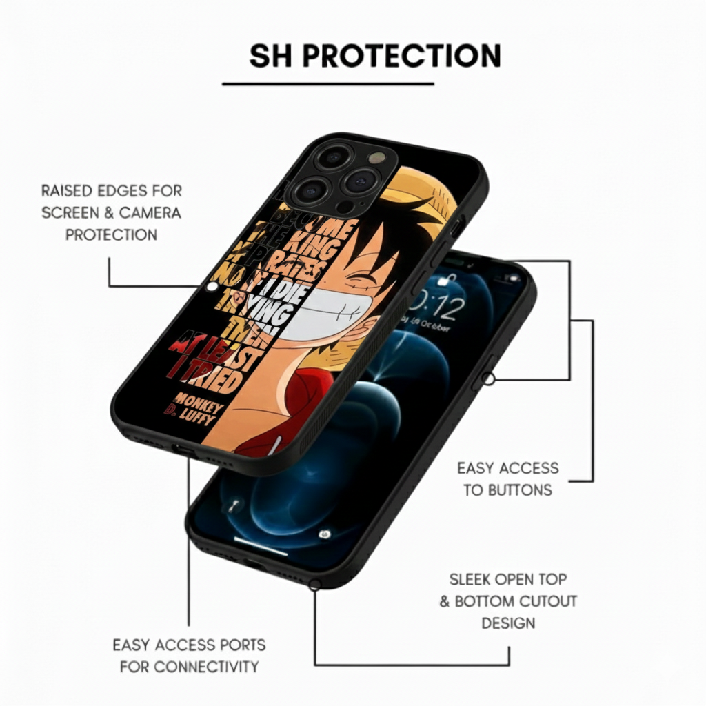 Manga Metal Shield Metal Phone Case