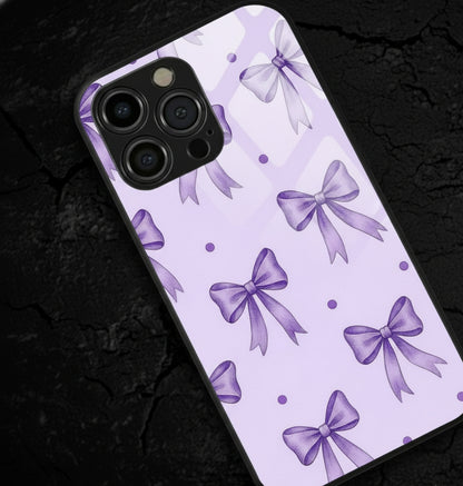 Ribbon Purple Hybrid METAL phone case