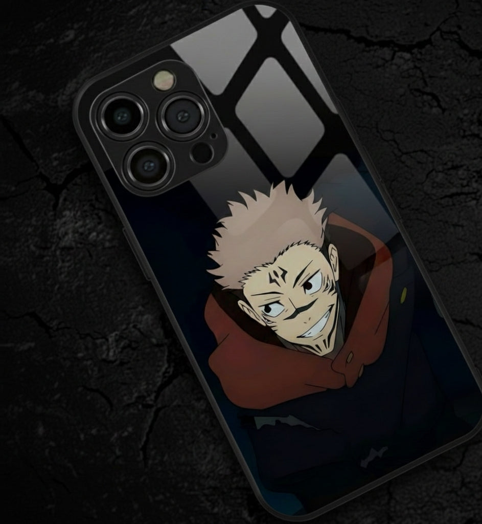 Ryomen Sukuna, the "King of Curses" hybrid Metal Phone Case