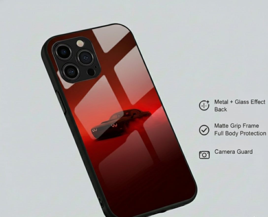 The Inferno Drift" Phone Case Metal Phone Case