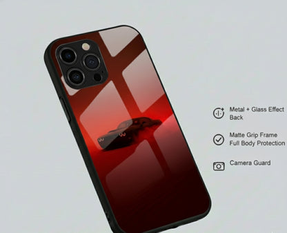 The Inferno Drift" Phone Case Metal Phone Case