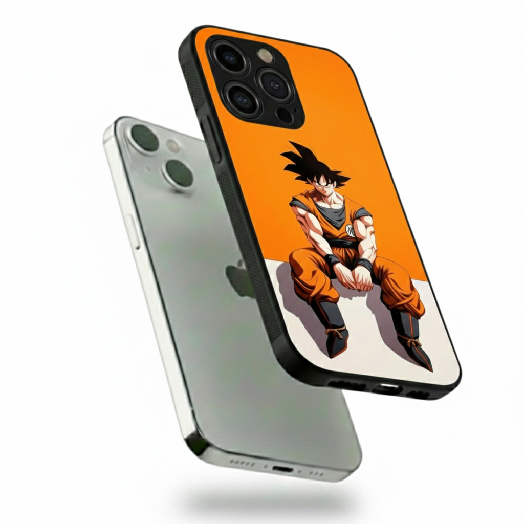 Goku: Power Reclined Hybrid Metal Phone Case