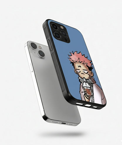 Sukuna Yuji Cute Anime Metal Phone Case
