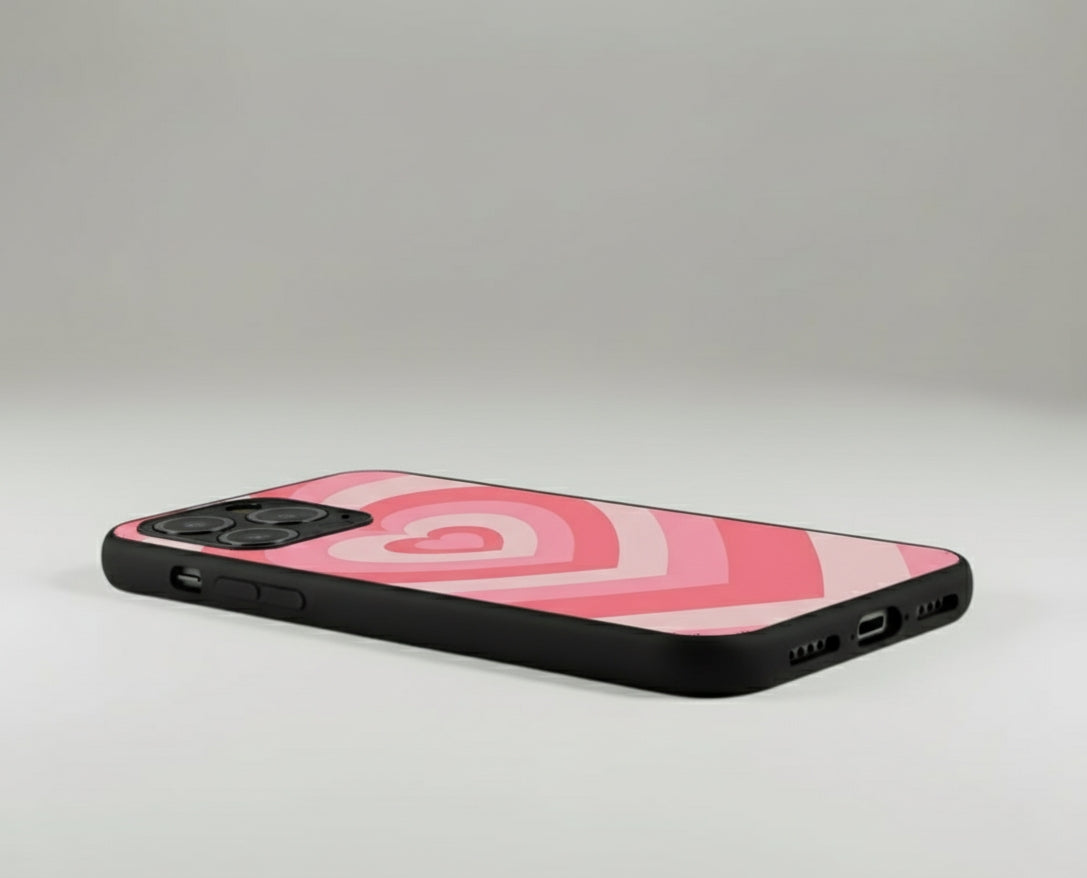 Metal Heart Shield Metal Phone Case