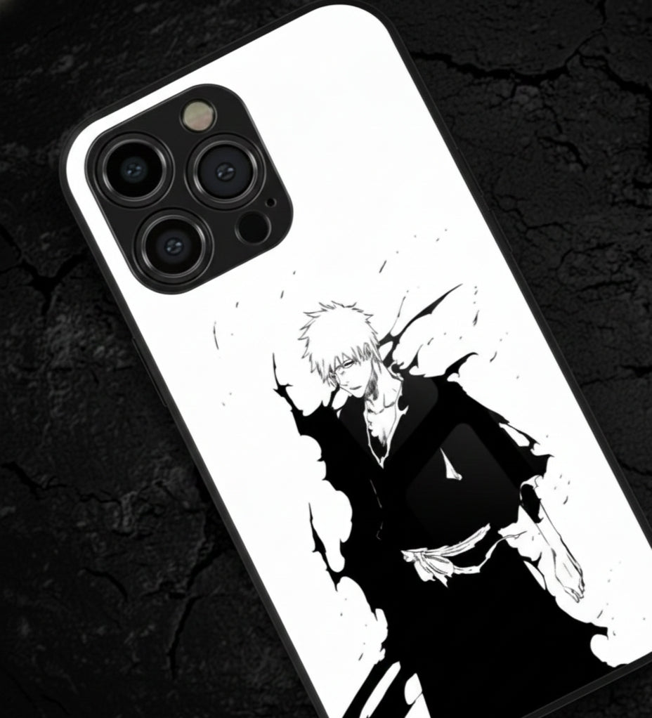 Ichigo Kurosaki | Bleach Black Metal Phone Case