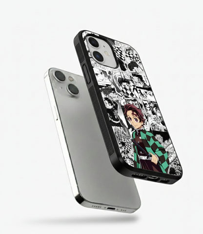 Demon Slayer Manga Panel Metal Phone Case