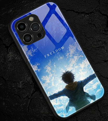 Sky-Bound Freedom Hybrid Metal Phone Case