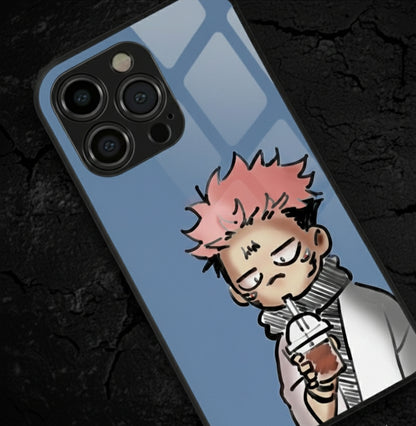 Sukuna Yuji Cute Anime Metal Phone Case